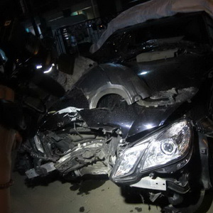 Mobil Richard Kevin Kecelakaan April 2013