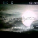 Foto Gerhana di Banjarmasin