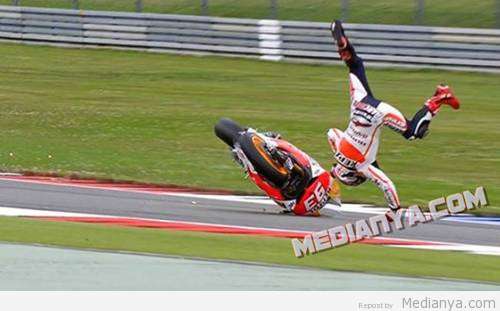 Marc Marquez Terjatuh MotoGP 2013 Assen Belanda 2013