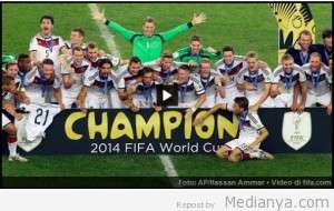Foto Jerman Juara Piala Dunia 2014